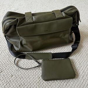 EUC Calpak Hue Duffle Bag - Moss